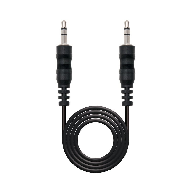 Nanocable Cable Audio, Jack 3.5/M-M, Negro, 10 M