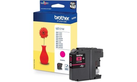 Brother Cartucho LC121MBP Magenta Blister