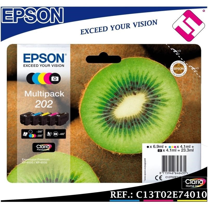 Epson Cartucho Multipack 202 5 Colores