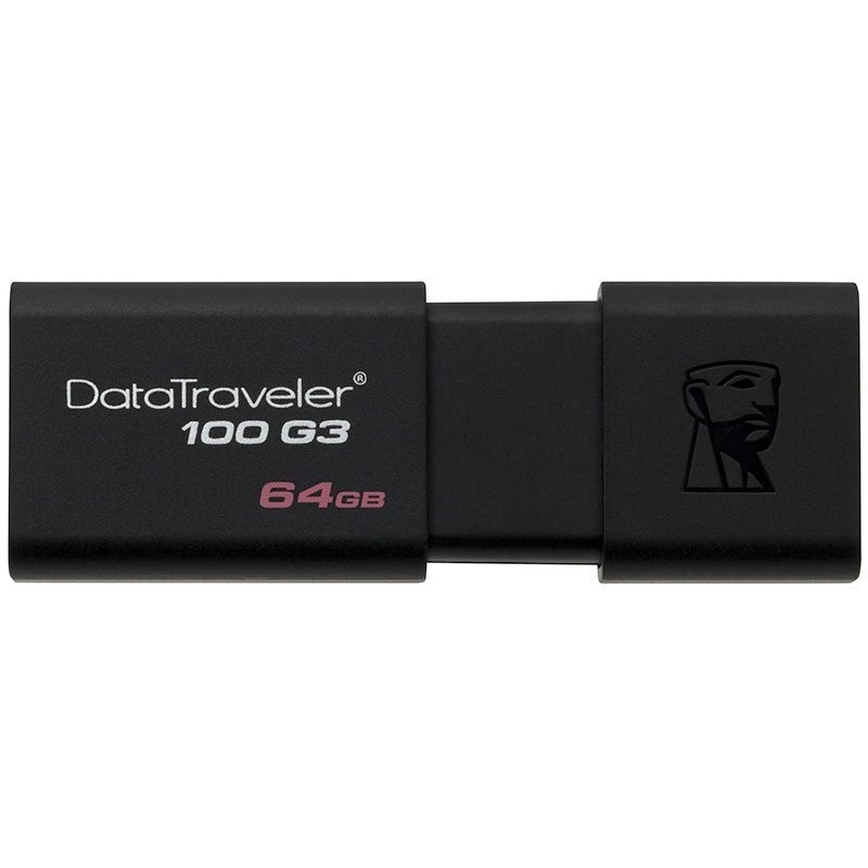 Kingston DataTraveler DT100G3 64GB USB 3.0 Negro