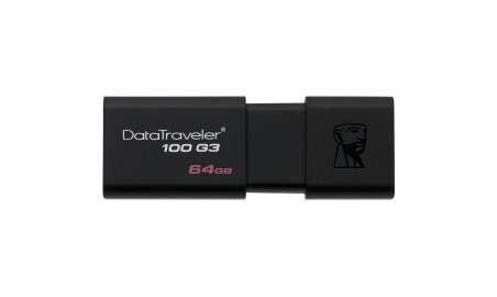 Kingston DataTraveler DT100G3 64GB USB 3.0 Negro