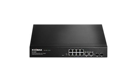 Edimax ES-5208P Switch 8x10/100Mbps PoE+ 2xSFP