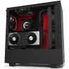 NZXT Caja SemiTorre H510i Led RGB Negro/Rojo