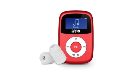 SPC Reproductor MP3 Clip 8674R 4GB Rojo