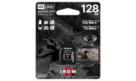 Goodram IRDM UHS-I U3 Micro SD 128GB c/adap