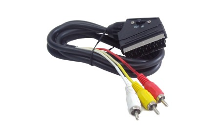 Gembird Cable 3xRCA Eurocon. SCART Bidirecc. 1.8Mt