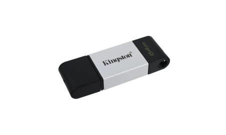 Kingston DataTraveler DT80 64GB USB C 3.2  Plata