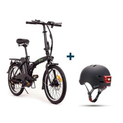 YOUIN Bicicleta Elec Amsterdam + Casco Negro L