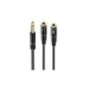 Ewent Cable Audio Jack 3,5/M-2 Jack 3,5/H -0,30mt