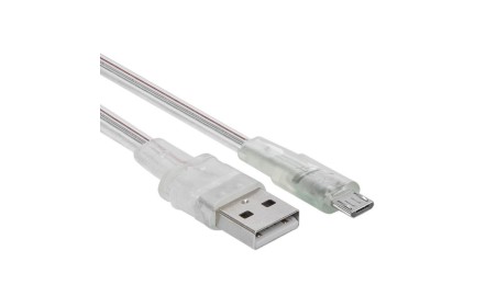 RIVACASE VA6000 TR12 Micro USB cable 1.2m transp.