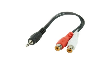 Gembird Cable Audio Estéreo 3.5mm 2 x RCA(H) 20 cm