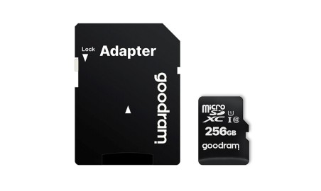 Goodram M1AA Micro SD C10 256GB c/adap