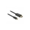 Delock Cable USB Type-CTmacho Displayport macho 2m