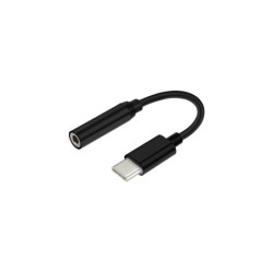 Aisens Conversor USB-C/M a Jack 3.5/H Negro 15Cm