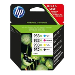 HP Cartucho Multipack 932XLNegro+ 933XL Color