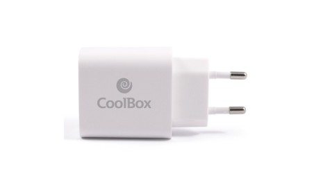 Coolbox Cargador USB Pared 20W USB-A/USB-C