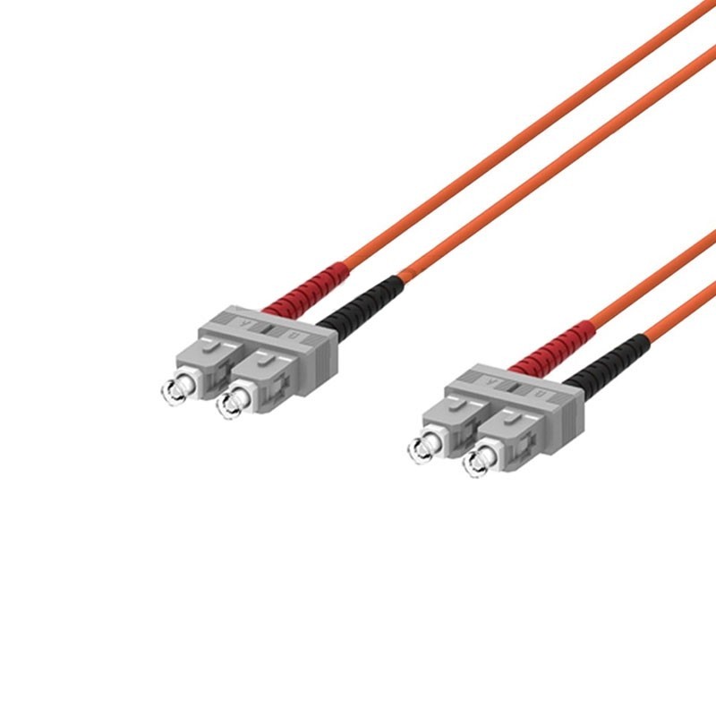 Cable Fibra Optica SC-SC OM2 2 metros Naranja