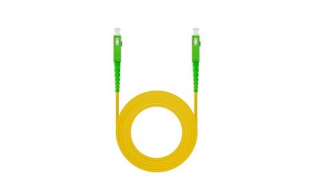 Nanocable Cable fibra SC-APC LSZH Amarillo 30m