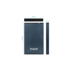 Tooq TQE-2527PB Caja HDD 2.5" USB 3.1 Gen1/USB 3.0