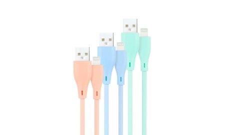 Nanocable 3 Cables LIGHTNING-USB 2.0/M, 1M