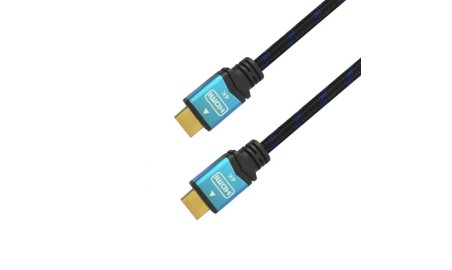 Aisens Cable HDMI Alta Veloc AM-AM Negro/Azul 1.0M