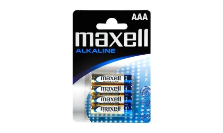 Maxell Pila Alcalina 1.5V Tipo AAA Pack4