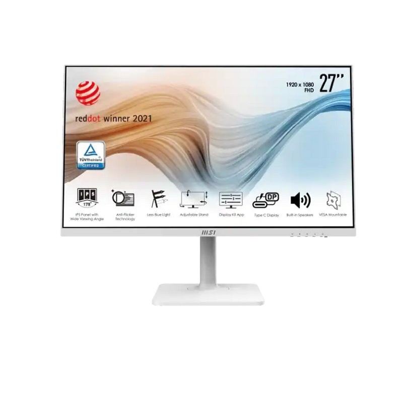 MSI MD271PW Monitor 27" IPS HDMI USB-C MM AA Bco