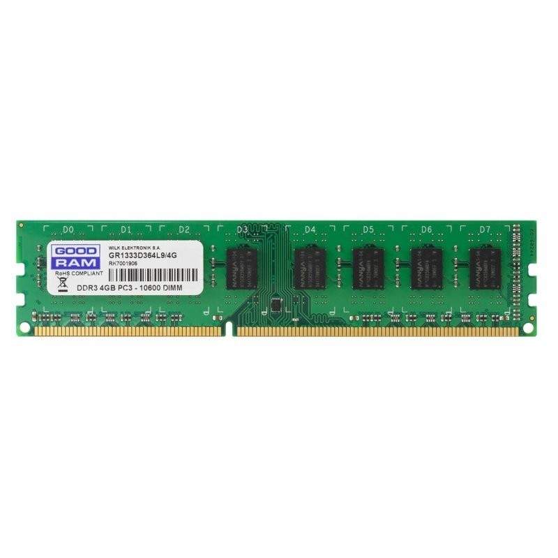 Goodram 4GB DDR3 1600MHz CL11 SR DIMM