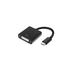 Aisens Conversor USB-C/M a DVI 24+5/H Negro 15Cm