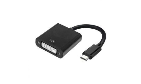 Aisens Conversor USB-C/M a DVI 24+5/H Negro 15Cm