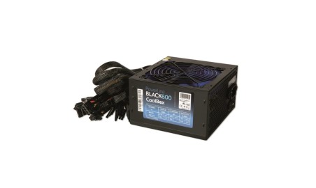 CoolBox fuente alimentación Powerline 600 PFC ATX
