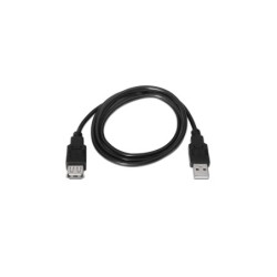 Aisens Cable USB 2.0 tipo A/M-A/H negro 3.0m