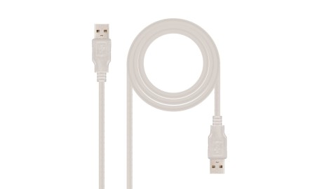 Nanocable Cable USB 2.0, Tipo A/M-A/M, 2.0 m