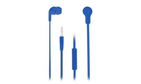 NGS Auriculares metálicos cplano 1.2m Azul