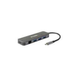 D-Link DUB-2334 5-in-1 USB-C Hub GbE/PD