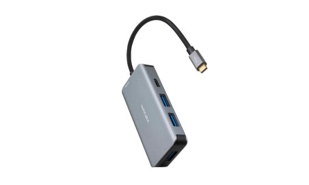 Nanocable Hub USB-C 3xUSB3.0+USB-C+USB-C PD 15cm