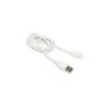 iggual cable USB-A/Lightning 100 cm blanco