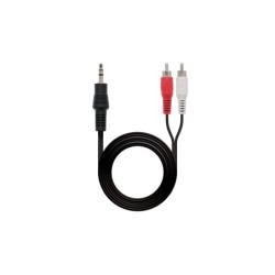Nanocable Cable Audio Jack 3.5/M-2xRCA/M, 3 M