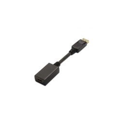 Aisens Conversor DISPLAYPORT/M-HDMI A/H negro 15cm