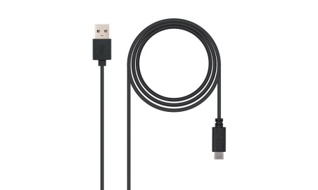 Nanocable Cable USB 2.0 3A Tipo USB-C/M-A/M 1 M