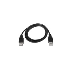 Aisens Cable USB 2.0 Tipo A/M-A/H negro 1.8m