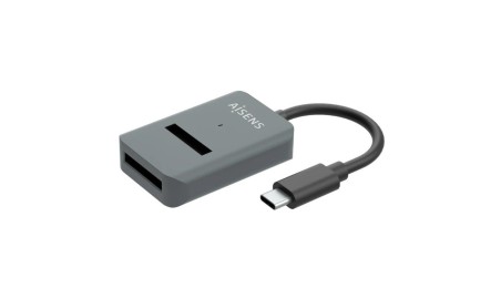 Aisens USB-C Dock M.2 Sata/Nvme-Usb3.1 Gen2 Gris