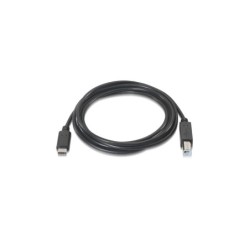 Aisens Cable USB 2.0 3A C/M-B/M Negro 2.0M