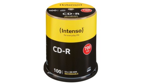 Intenso CD-R 700MB/80min tubo 100 unidades