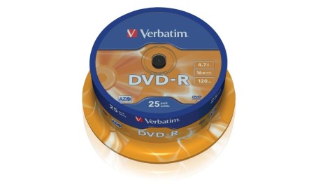 Verbatim DVD-R 4.7GB 16x Tarrina 25Uds
