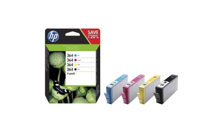 HP Cartucho Multipack 364 Negro+ Color
