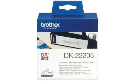 Brother Cinta DK22205 Papel Térmico continuo 62mm
