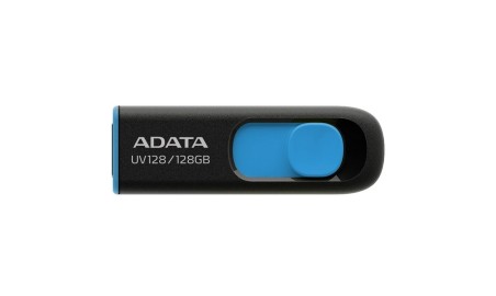 ADATA Lapiz Usb UV128 128GB USB 3.2 Negro/Azul