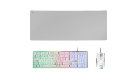 Mars Gaming Combo MCPX GAMING 3IN1 RGB WHITE PT