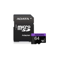 ADATA MicroSDHC 64GB UHS-I CLASS10 c/adapt